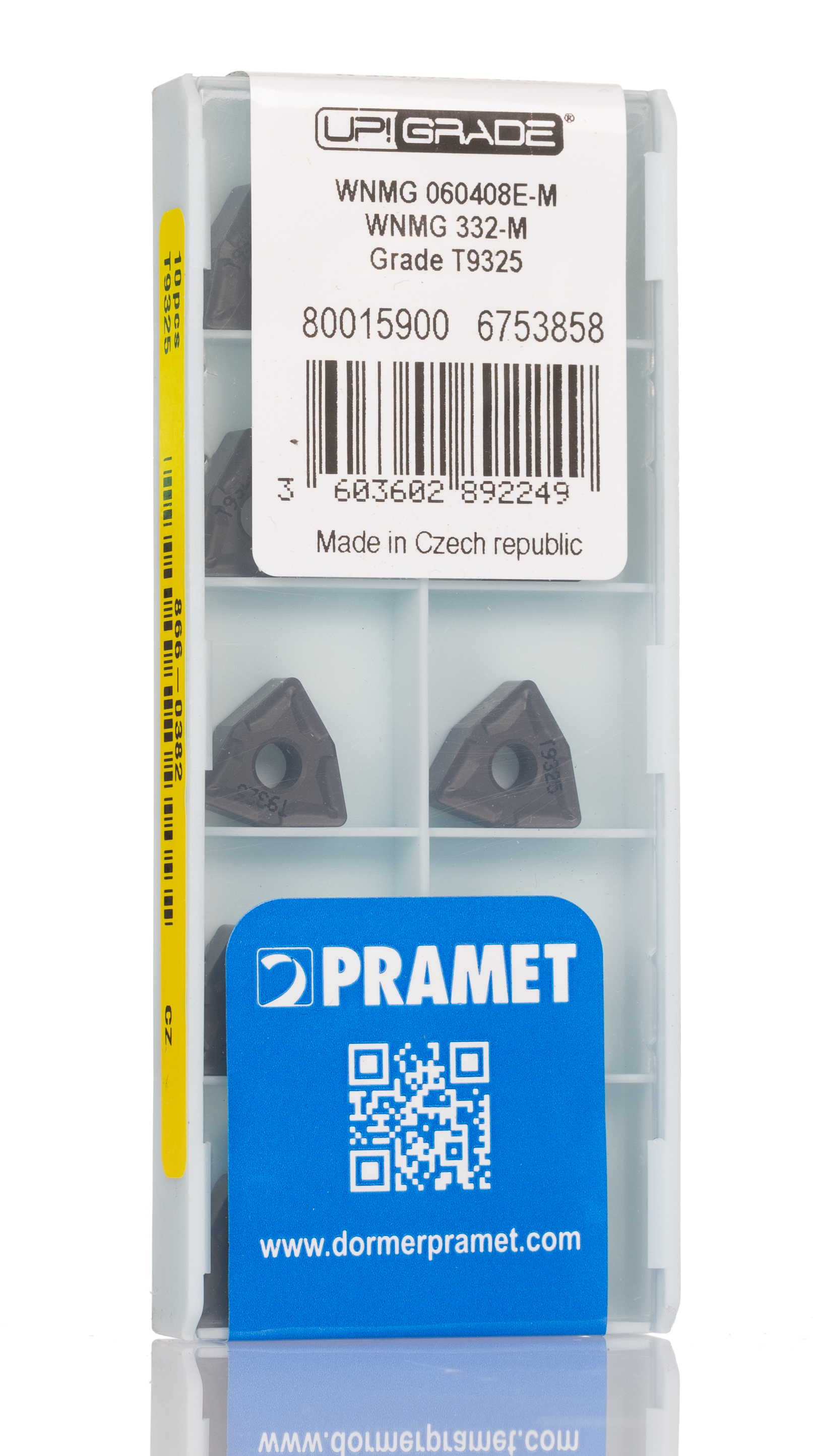 Pramet, 4.76 mm Height, 93 ° Approach, 6.5 mm Length