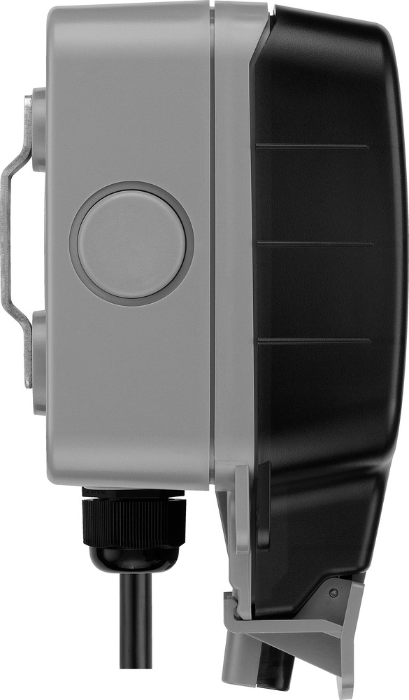 wp22kit3-02 BG Electrical Storm 13 A, Passive 2 RCD Socket, Polycarbonate, Surface Switched, IP66 Outdoor Use, 250 V, Grey Grey
