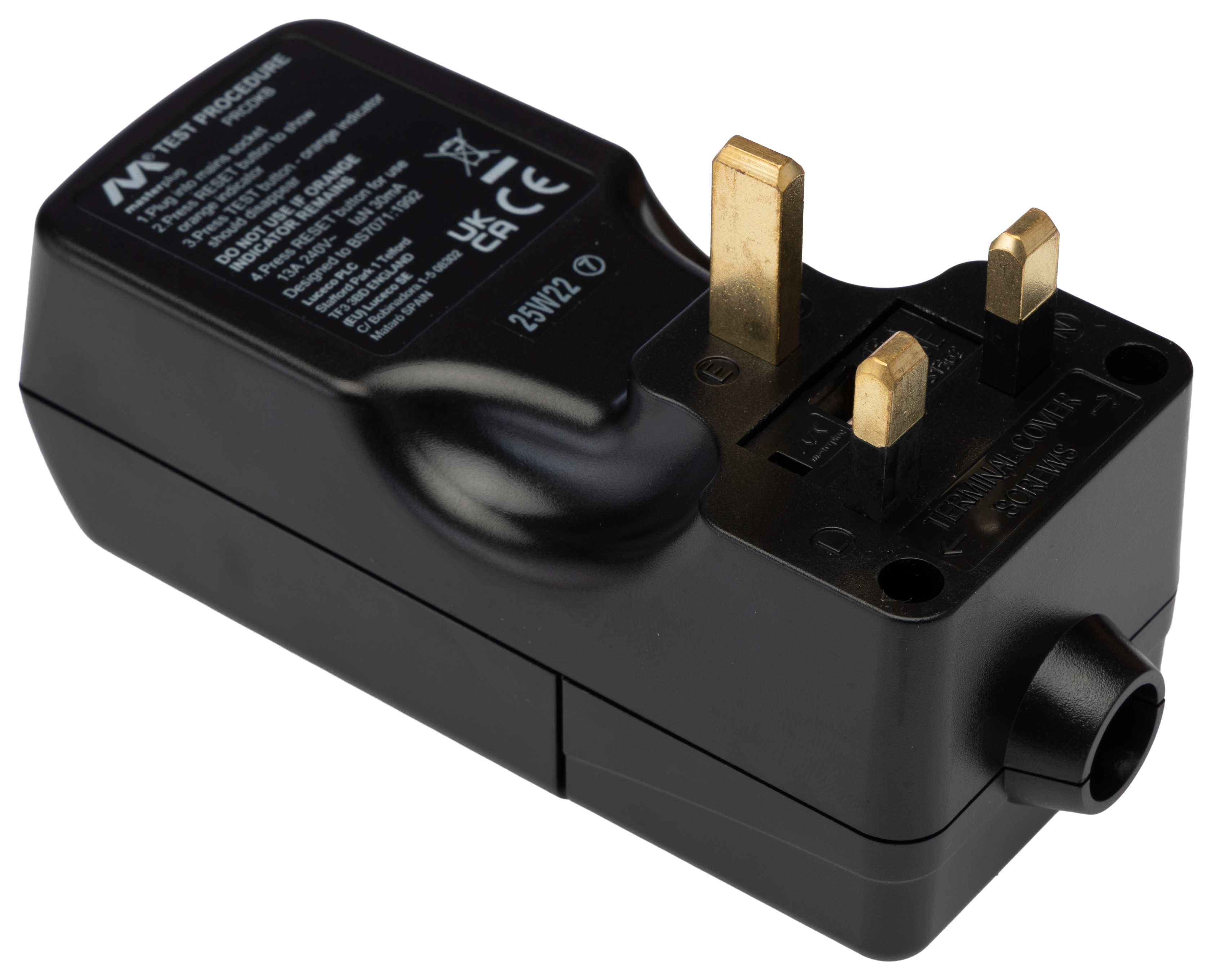 wp22kit3-02 BG Electrical Storm 13 A, Passive 2 RCD Socket, Polycarbonate, Surface Switched, IP66 Outdoor Use, 250 V, Grey Grey
