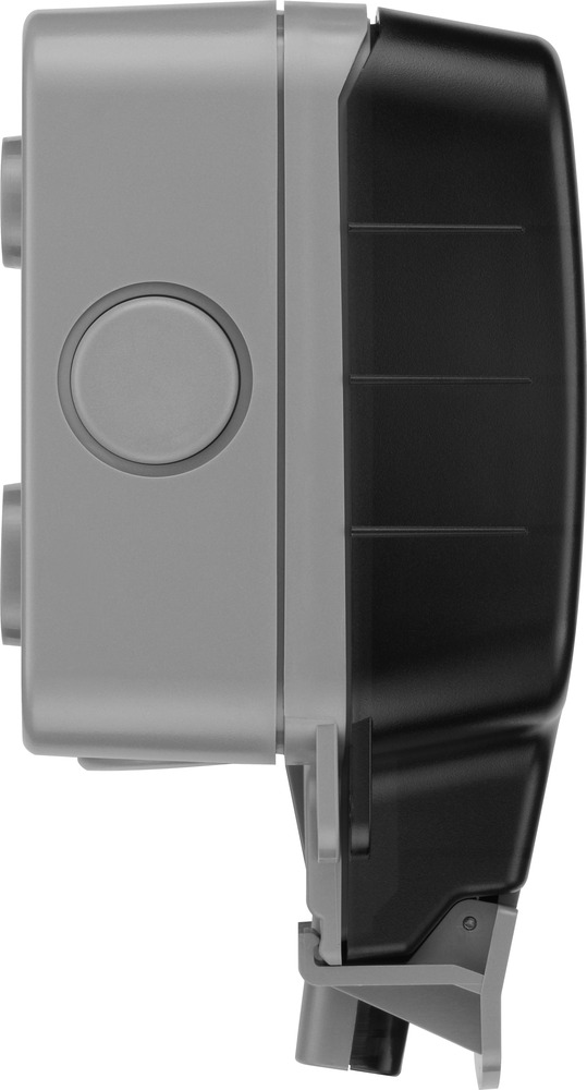 wp24-02 BG Electrical Storm Grey 2 Gang Plug Socket, 13A Outdoor, Type G - British