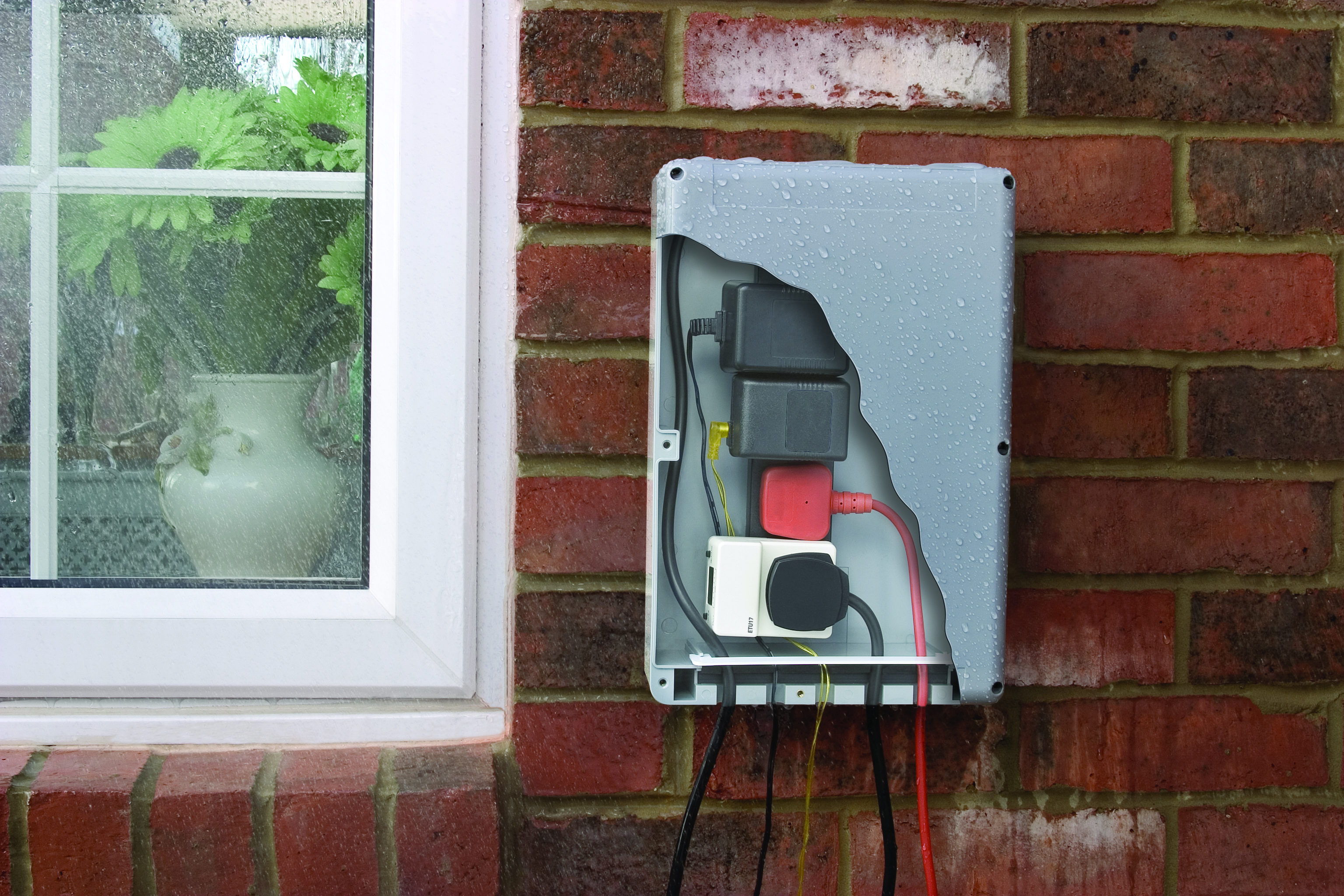 Timeguard WP Series Thermoplastic Wall Box, IP65, 335 mm x 220 mm x 107 mm
