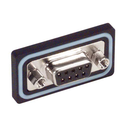 L-Com WPSD 9 Way Straight Screw D-Sub Connector, with Jack Screw Female