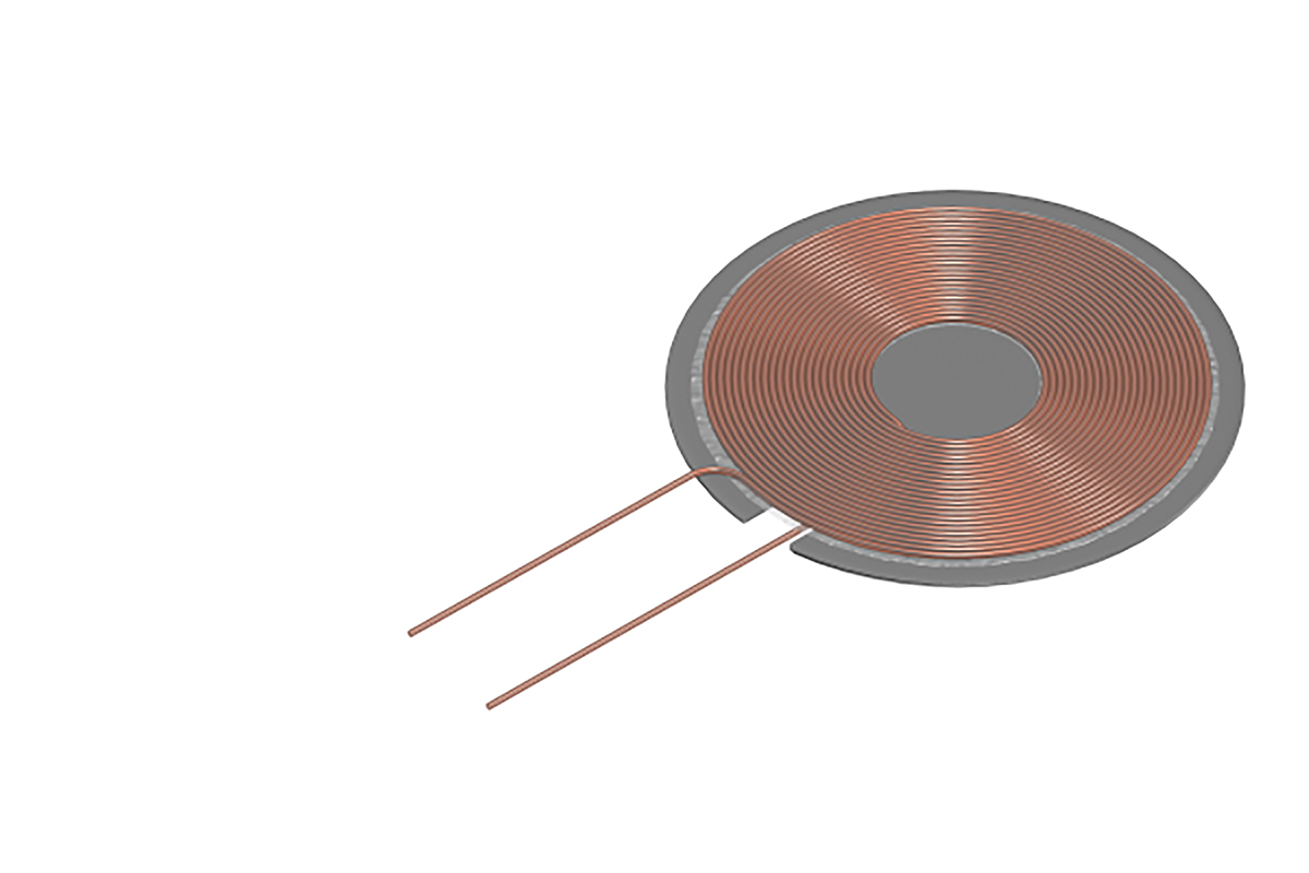 TDK WR Wireless Charging Coil Receiver, 8.32 μH, 12 mm dia.