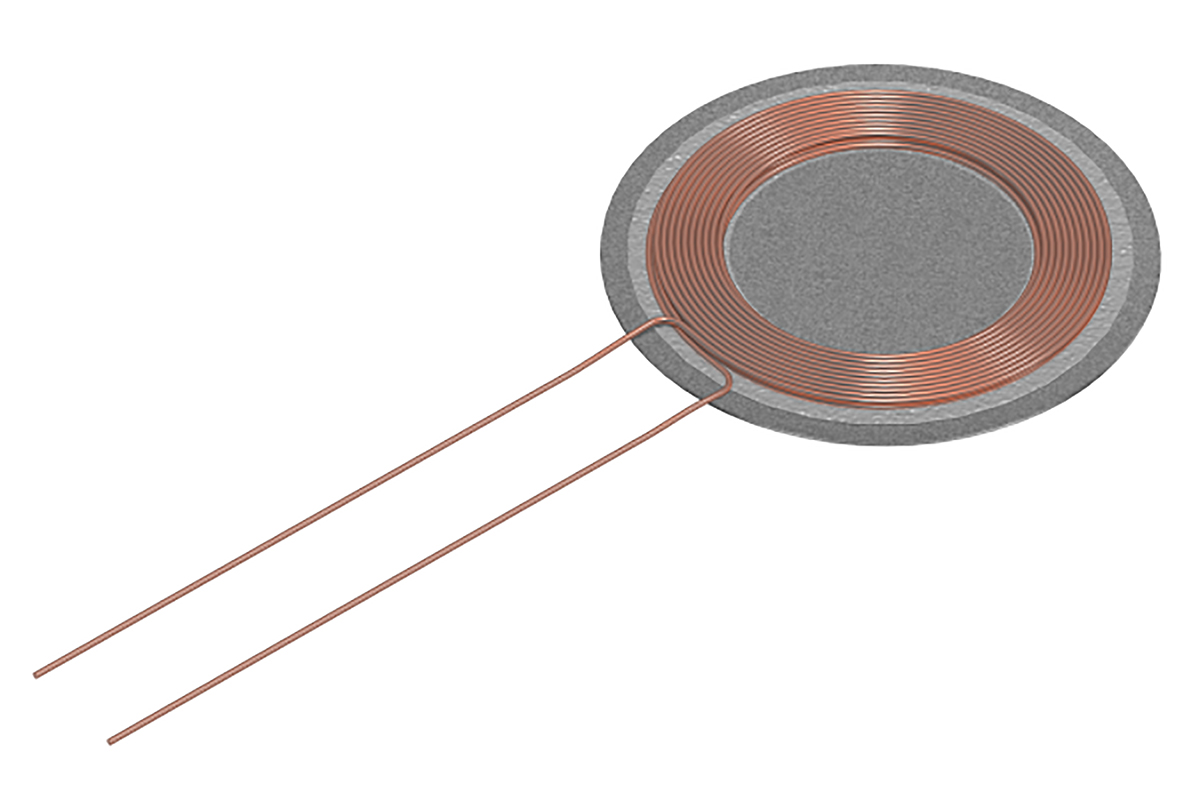 TDK WR Wireless Charging Coil Receiver, 11 μH, 12 mm dia.