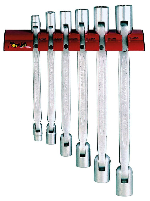 Teng Tools 6-Piece Wrench Set, 6, Chrome Vanadium