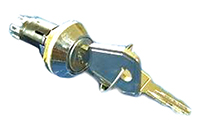 Lorlin IP67, IP66 Keylock Switch, DPST, 1A 1-Way Common-Key