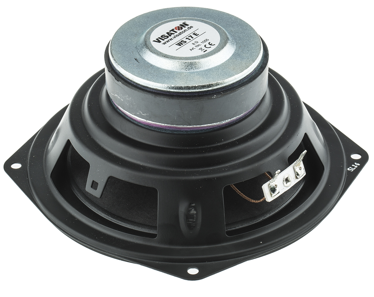 ws-17-e-8-ohm Visaton 165 mm dia, 60W Woofer, 8 Ω, 45 Hz 7 kHz