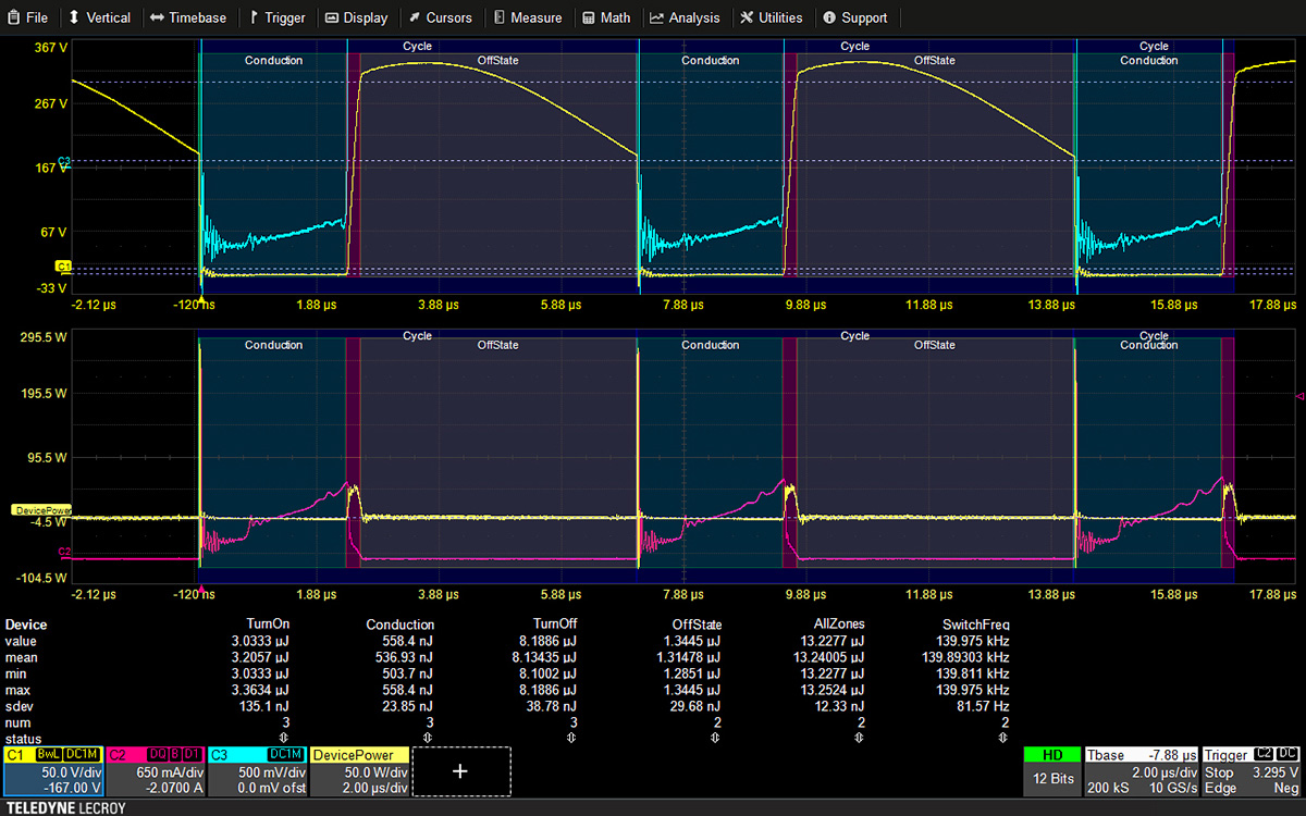 Teledyne LeCroy Power Analysis Oscilloscope Software for Use with WaveSurfer 4000HD