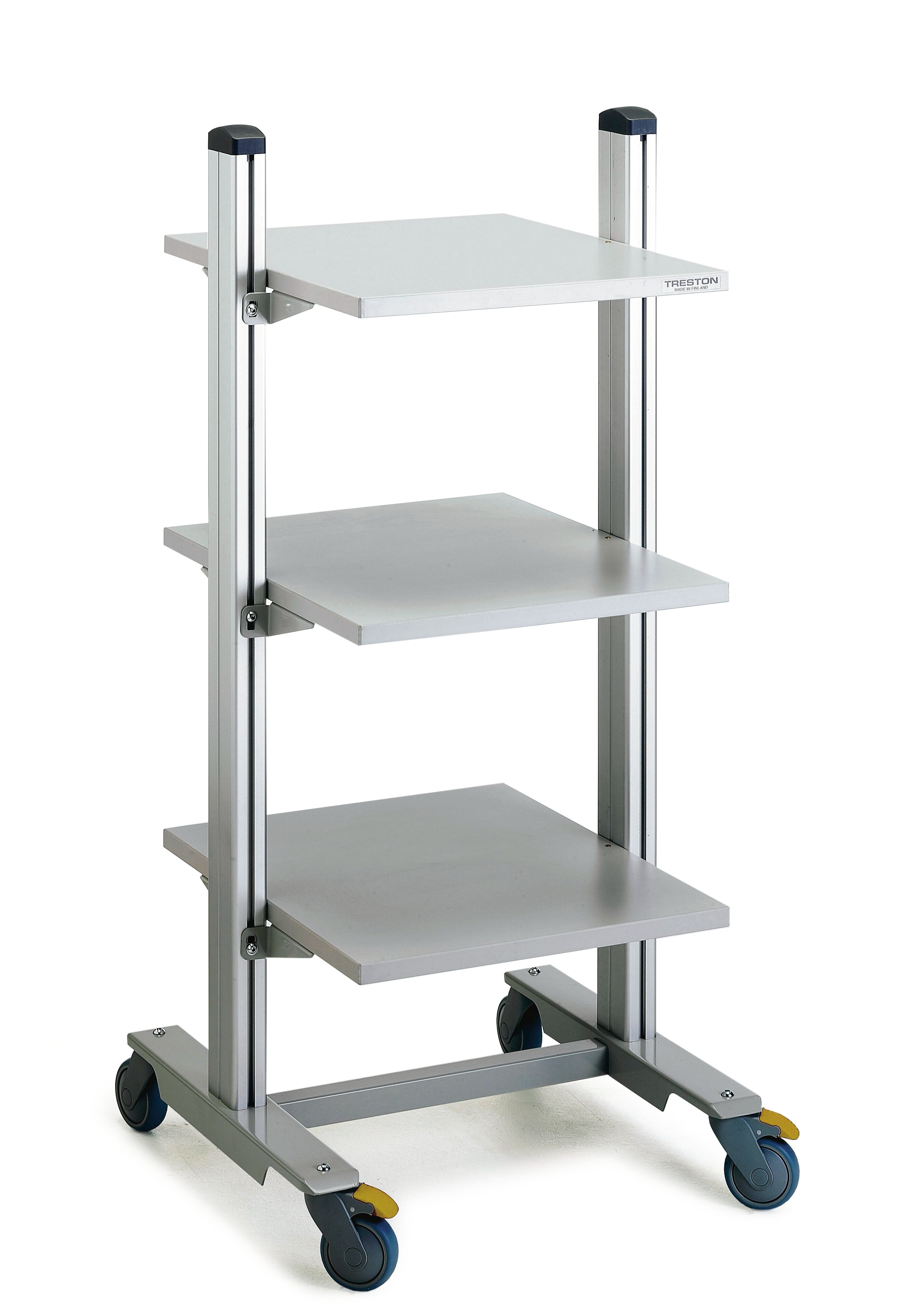 Treston 3 Aluminium, Steel Swivel Castor Trolley, 650 mm, 150 kg Load, 530 mm