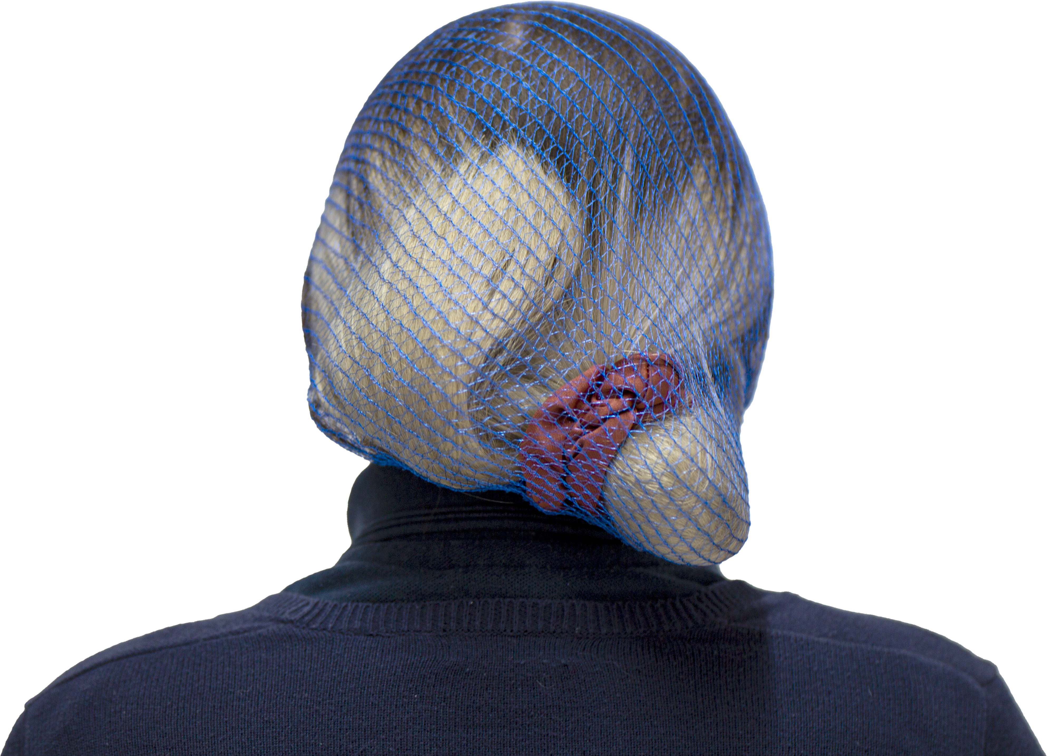 wwe00c51sb Hairtite Blue for Food and Industrial Applications Use Disposable Hair Net Polypropylene, 550 mm, 100 Per Pack per