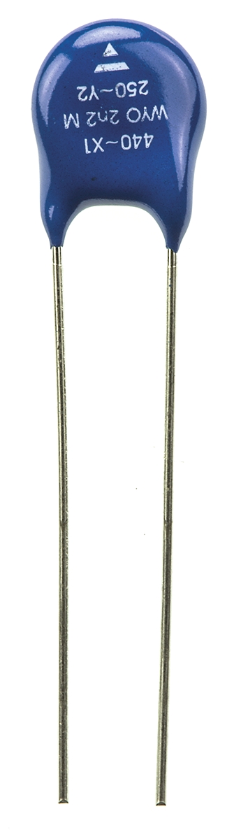 Vishay Single Layer Ceramic Capacitor 2.2 nF 400V ac ±20 % Y5U Dielectric, WYO, Through Hole 125 °C Max Op. Temp.