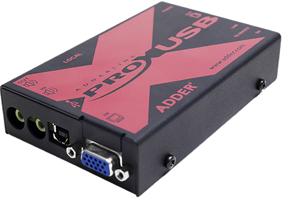 Adder 1 USB Extender Pair VGA over Catx KVM Extender 300 m
