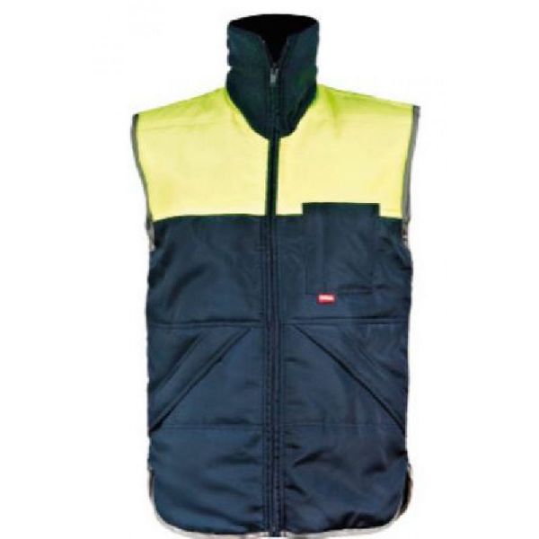 Flexitog Navy, Yellow Hi Vis Vest Ripstop, L