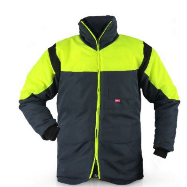 Flexitog Navy, Yellow, Breathable, Weatherproof, Cold Resistant Jacket, S 1 EA