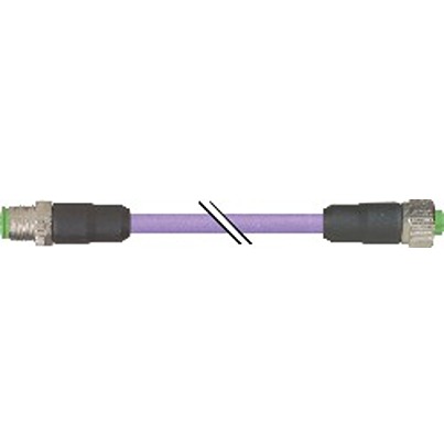 B&R Male 5 way Straight to Female 5 way 5-Pin Header Actuator/Sensor Cable, 35 m