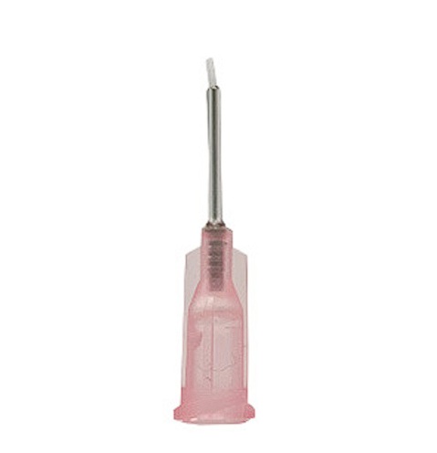 dspgtps-2 E-Pro 25G PTFE Lined Dispensing Tip Luer Lock 12.7mm Pink