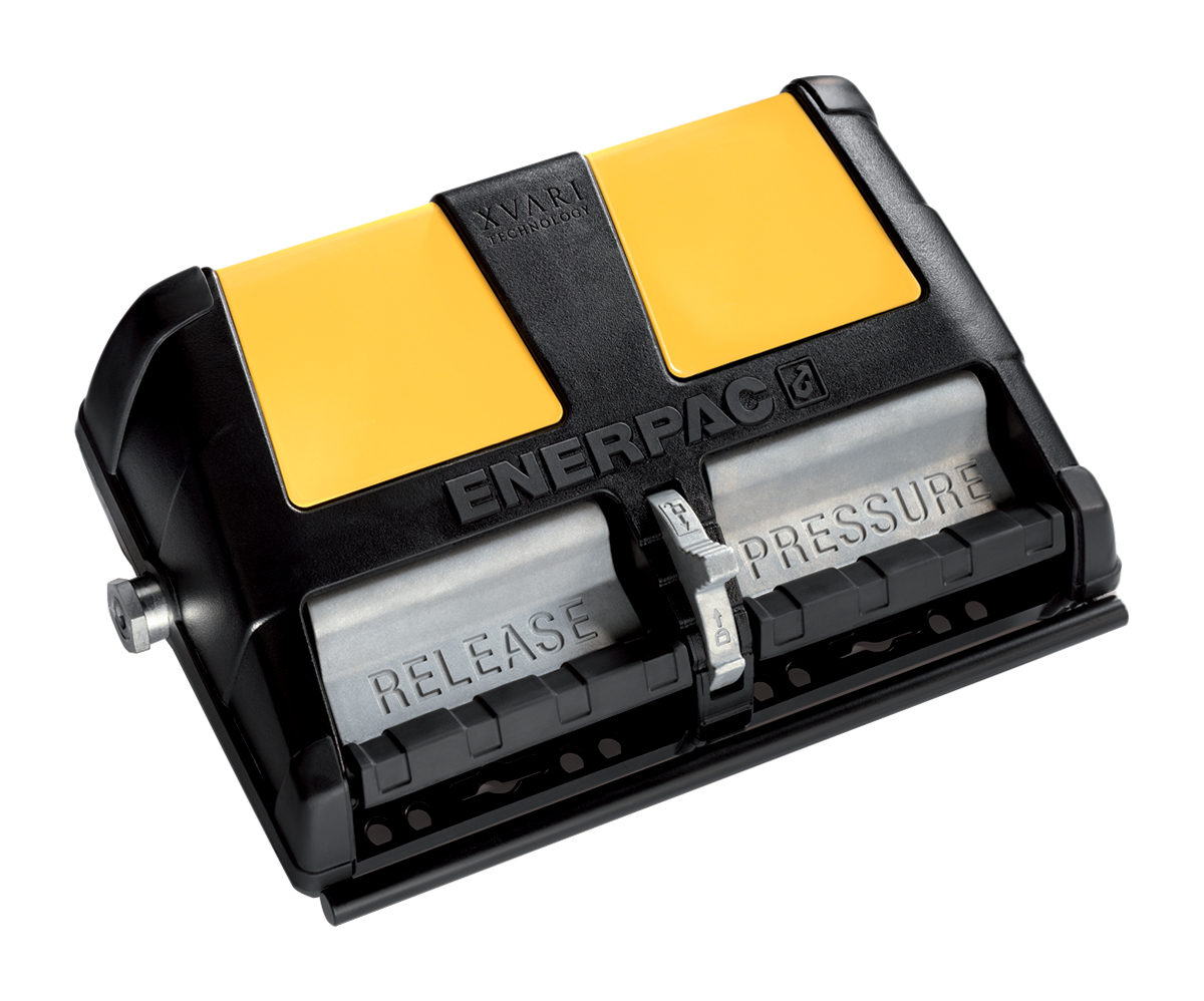 Enerpac XA11 Hydraulic Foot Pump, 1 L Foot, 700 bar
