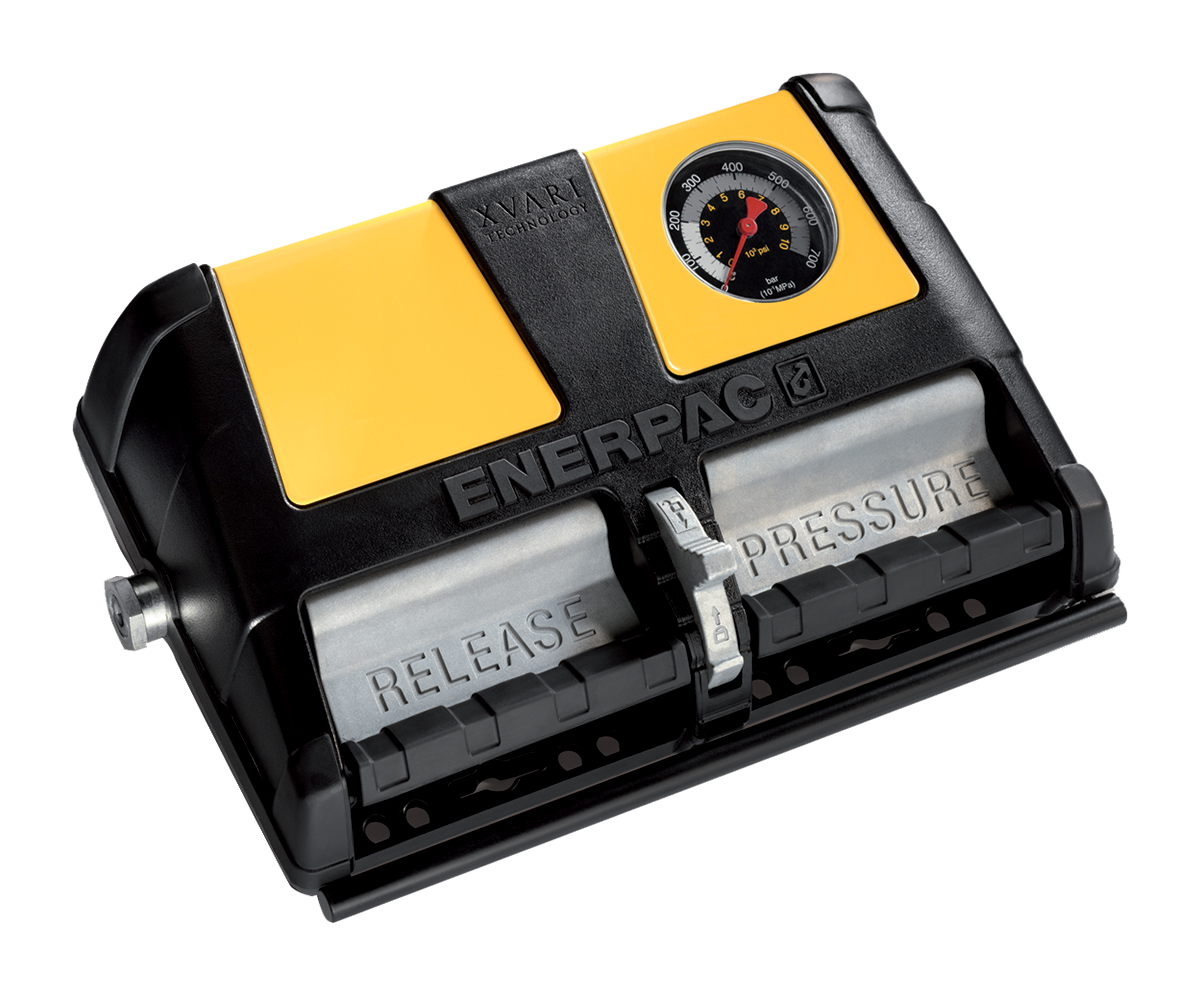 Enerpac XA11G Hydraulic Foot Pump, 1 L Foot, 700 bar