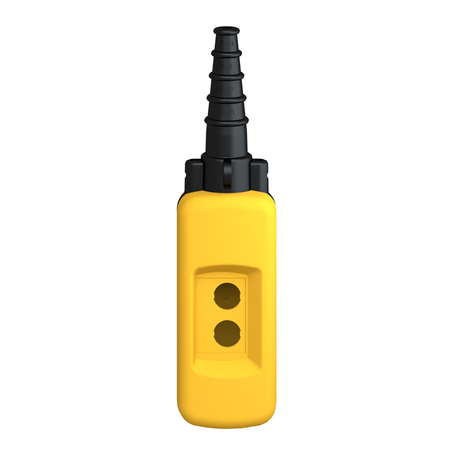 xaca02 Schneider Electric Control Station Switch, Polypropylene, 2 Cutouts, IP65
