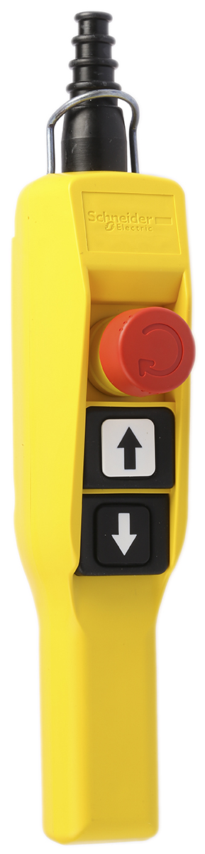 Schneider Electric 2 NO/3 NC Push Button Pendant Station Yellow Polypropylene