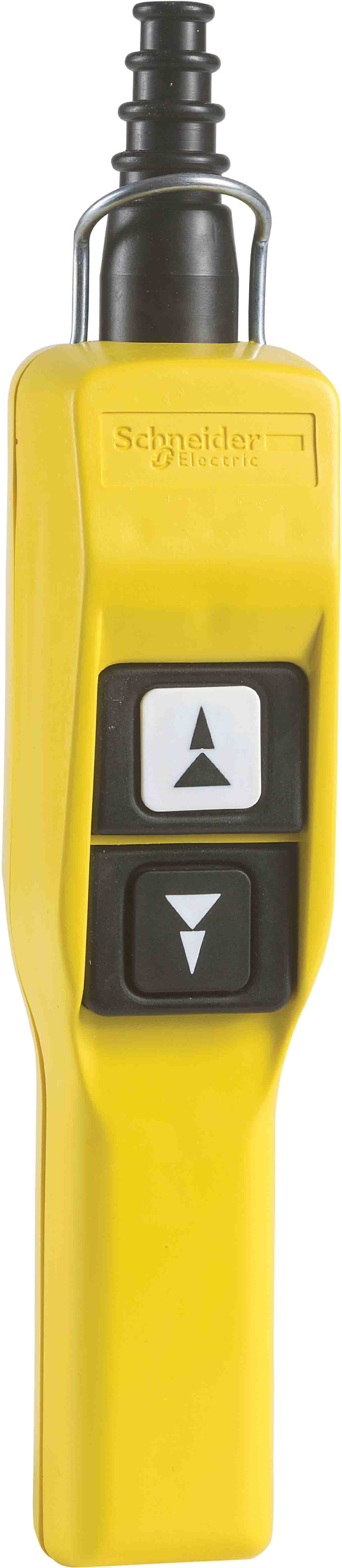 Schneider Electric 2 NO Push Button Pendant Station Yellow Polypropylene