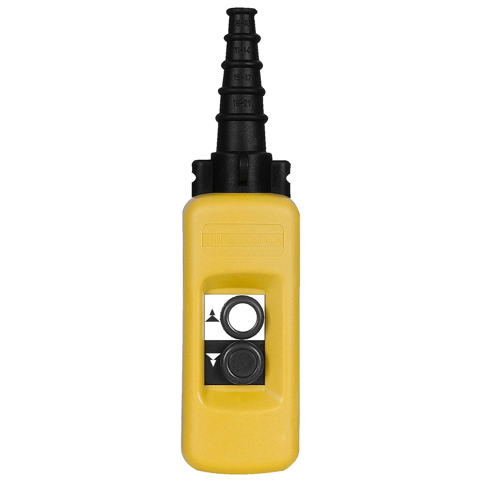 Schneider Electric 2 NO/1 NC Push Button Pendant Station Yellow Polypropylene