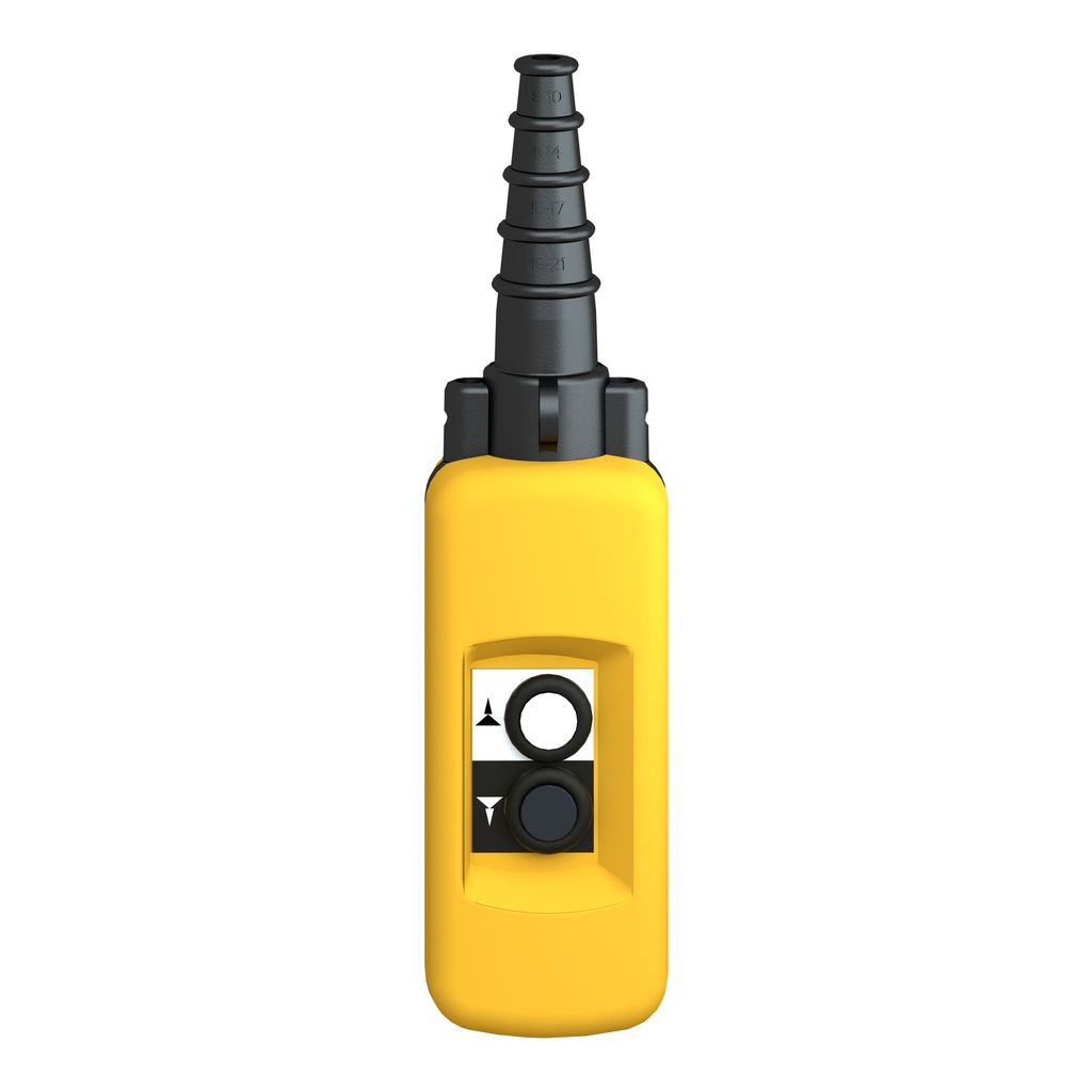 xaca291 Schneider Electric 2 NO/1 NC Push Button Pendant Station Yellow Polypropylene