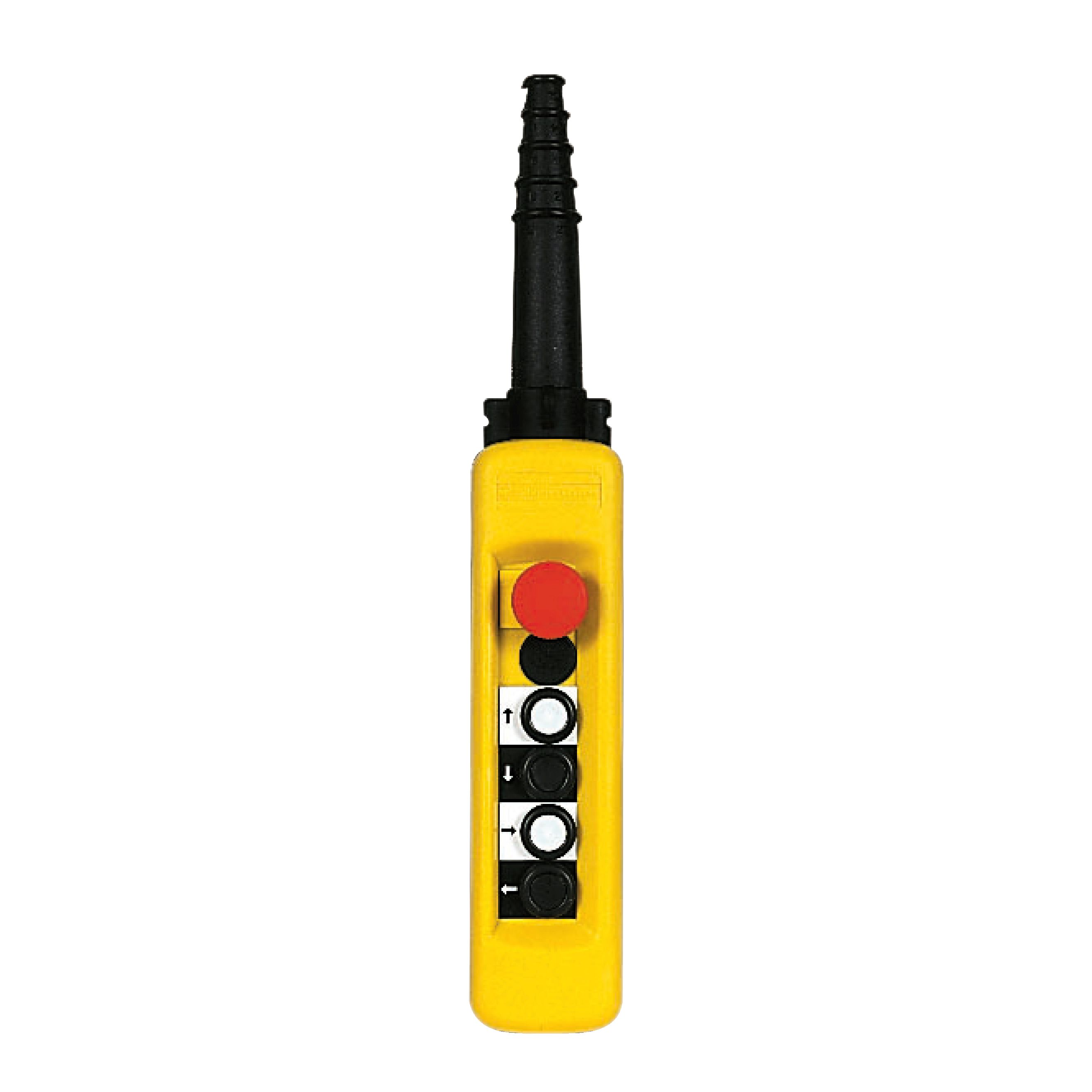 Schneider Electric 4 CO Push Button Pendant Station Yellow Polypropylene
