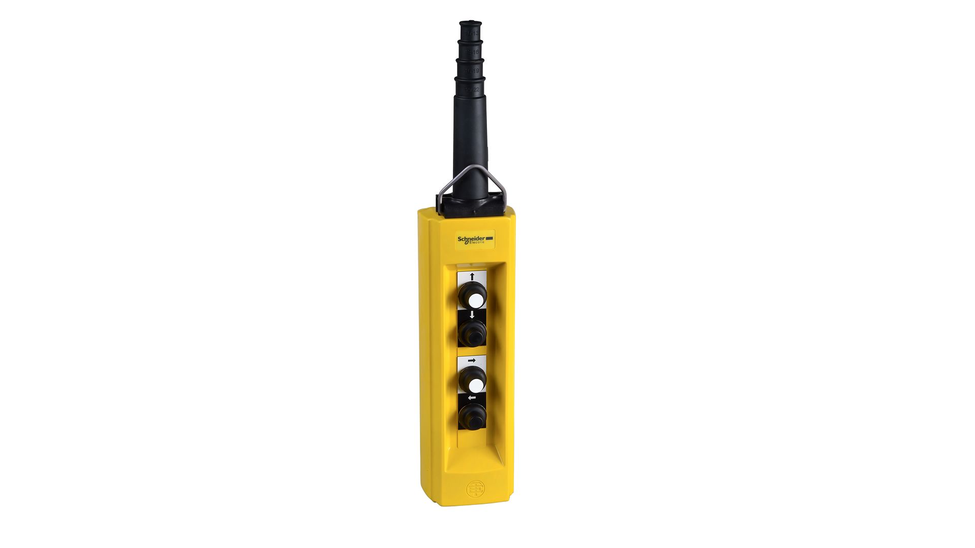 Schneider Electric SPST Push Button Pendant Station Yellow Glass Fibre Reinforced Polyester