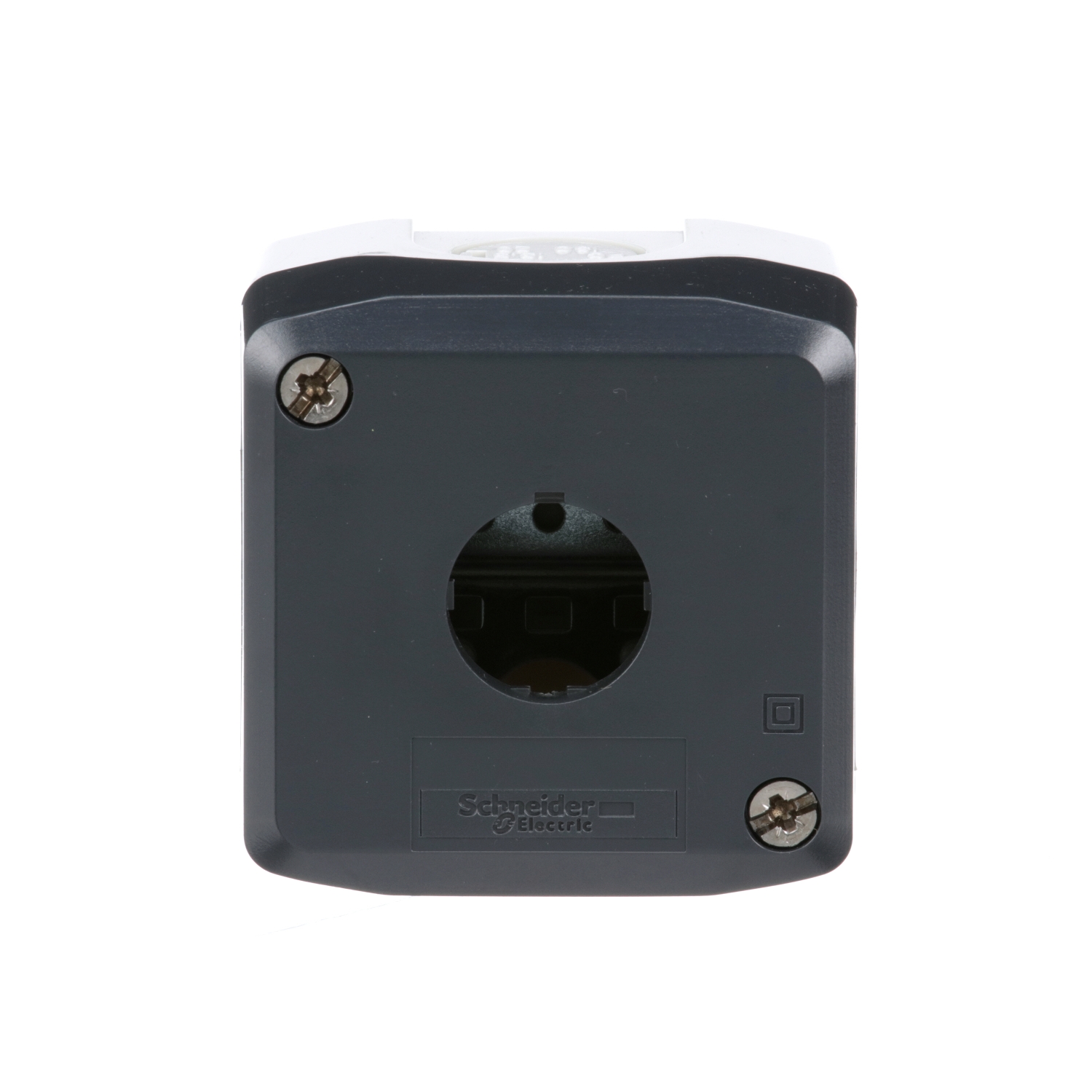 xald01h7 Schneider Electric Light Grey Polycarbonate Harmony Control Station Enclosure - 1 Hole 22 mm Diameter