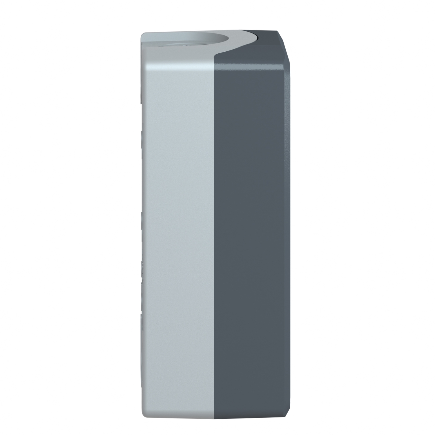 xald03 Schneider Electric Grey Polycarbonate Harmony XALD Control Station Enclosure - 3 Hole 22 mm Diameter