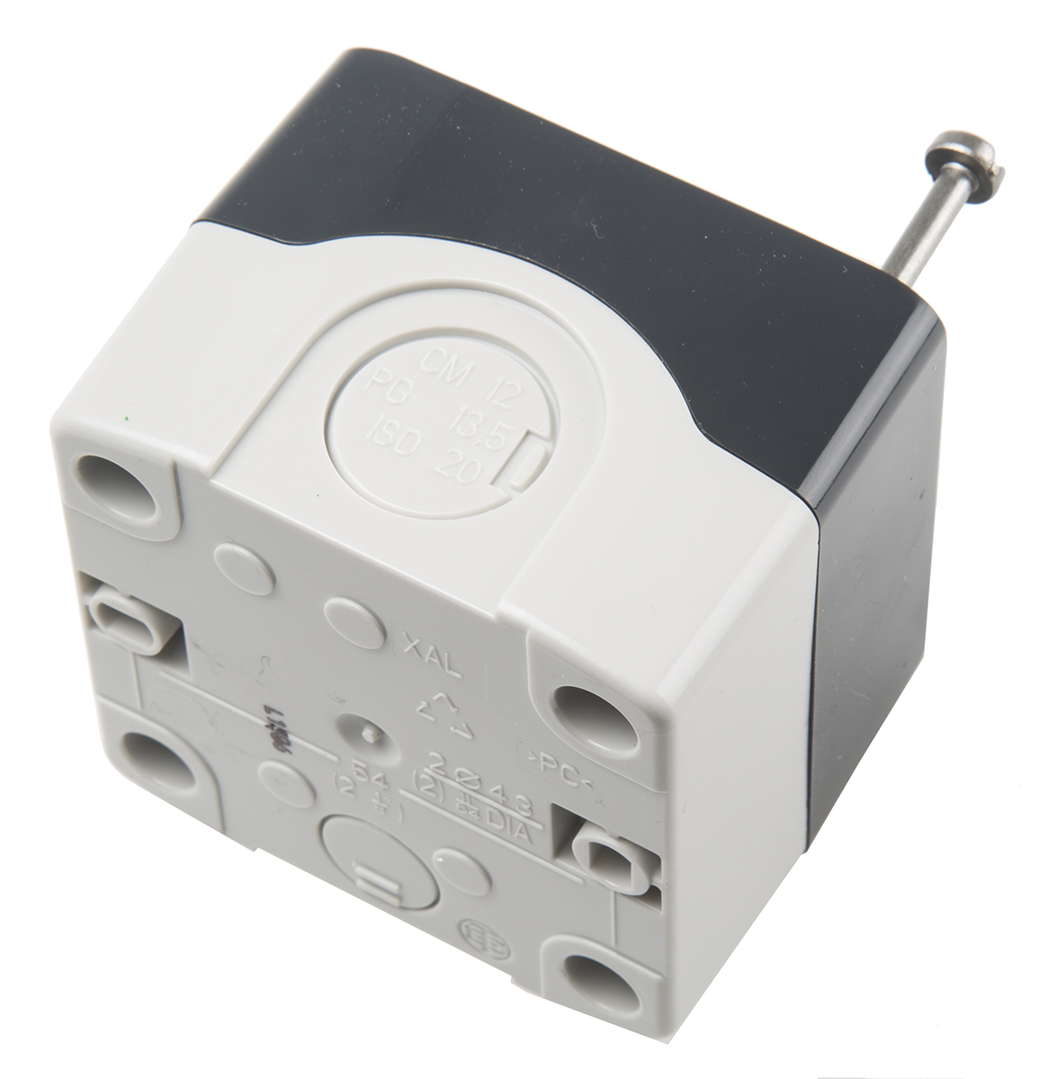 xald112 Schneider Electric Spring Return Enclosed Push Button - SPST, Polycarbonate, Red, O, IP66, IP67, IP69