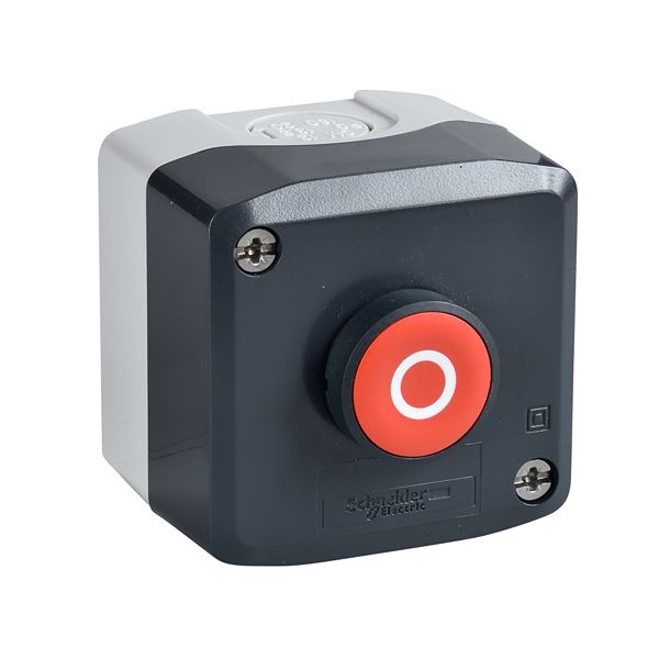 Schneider Electric Spring Return Control Station Switch - SPDT, Polycarbonate, Red, O, IP66, IP69K, IP69