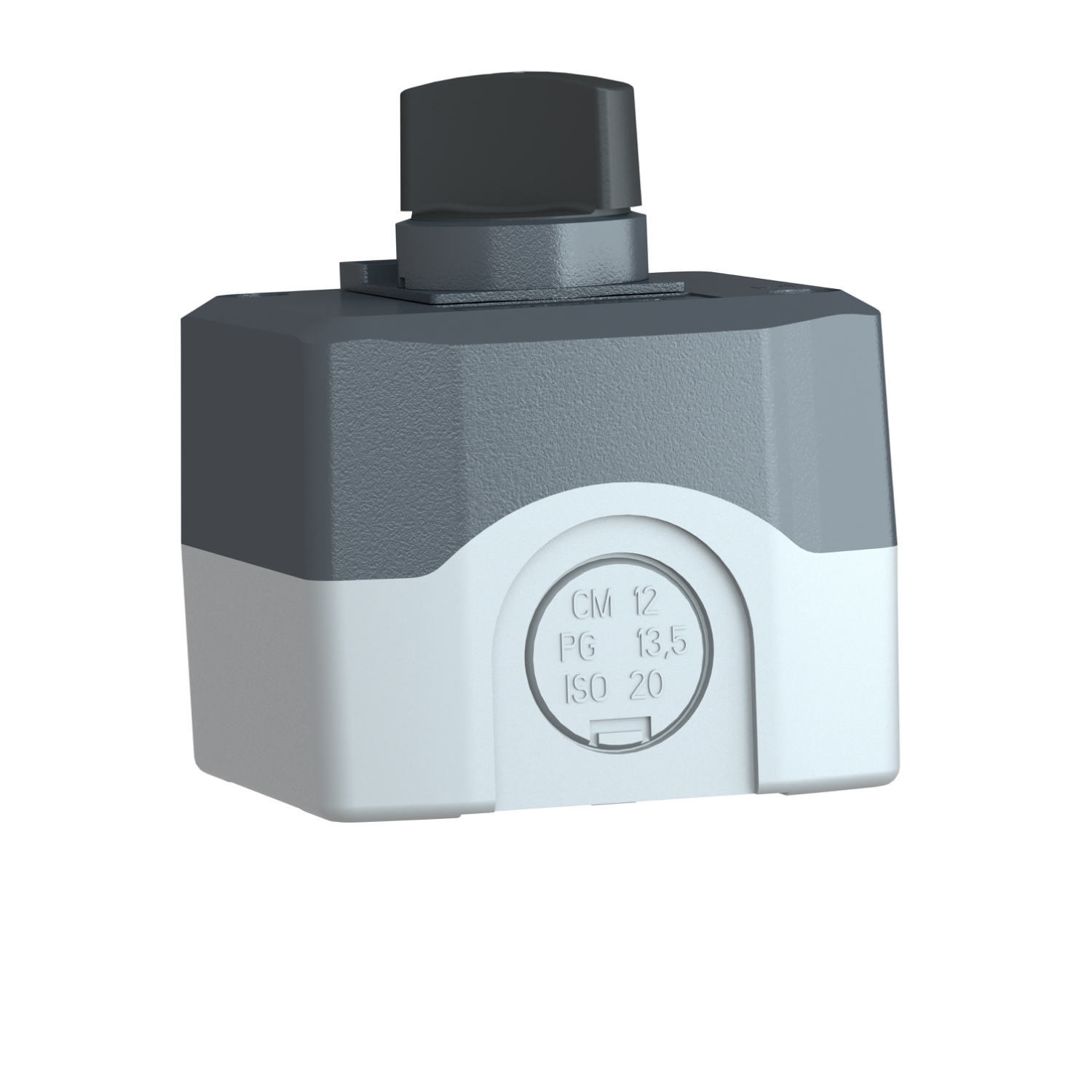 xald132 Schneider Electric Stay Put Control Station Switch - 1 NO, Polycarbonate, Black