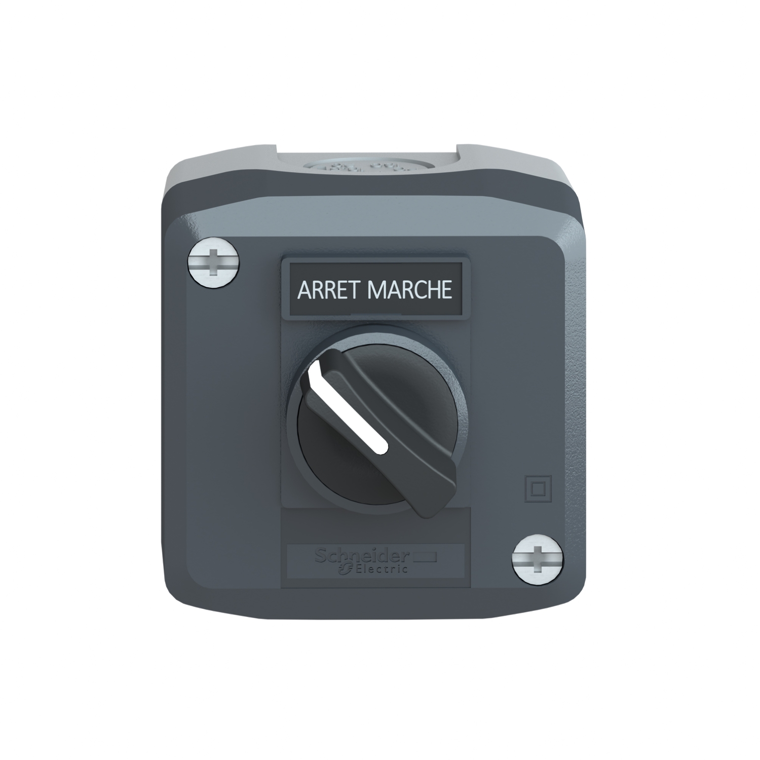 xald132 Schneider Electric Stay Put Control Station Switch - 1 NO, Polycarbonate, Black