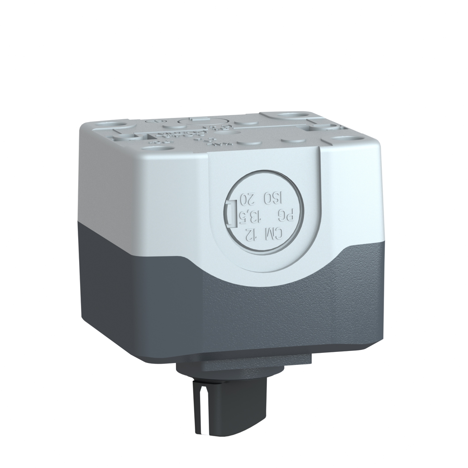 xald132 Schneider Electric Stay Put Control Station Switch - 1 NO, Polycarbonate, Black