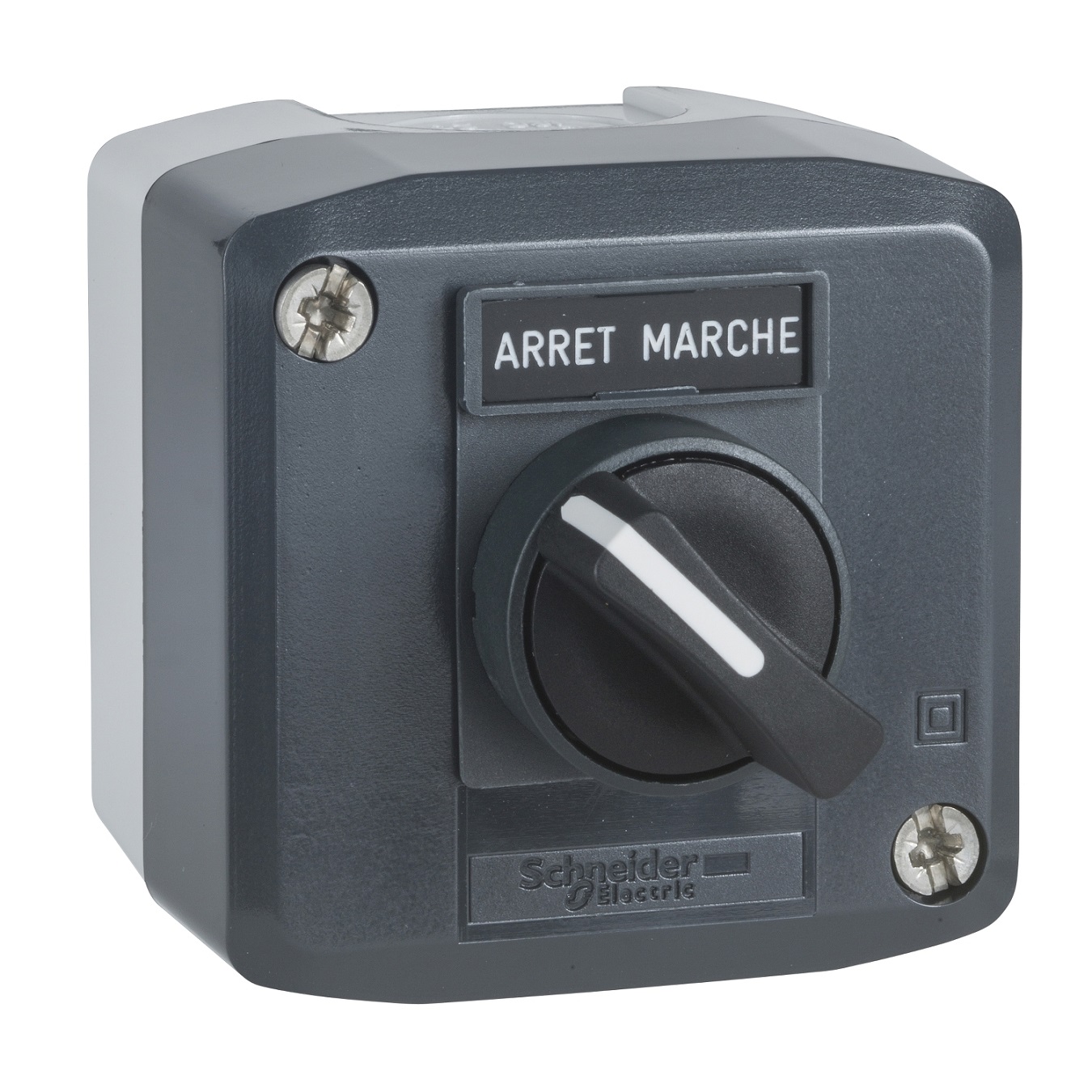 xald132 Schneider Electric Stay Put Control Station Switch - 1 NO, Polycarbonate, Black