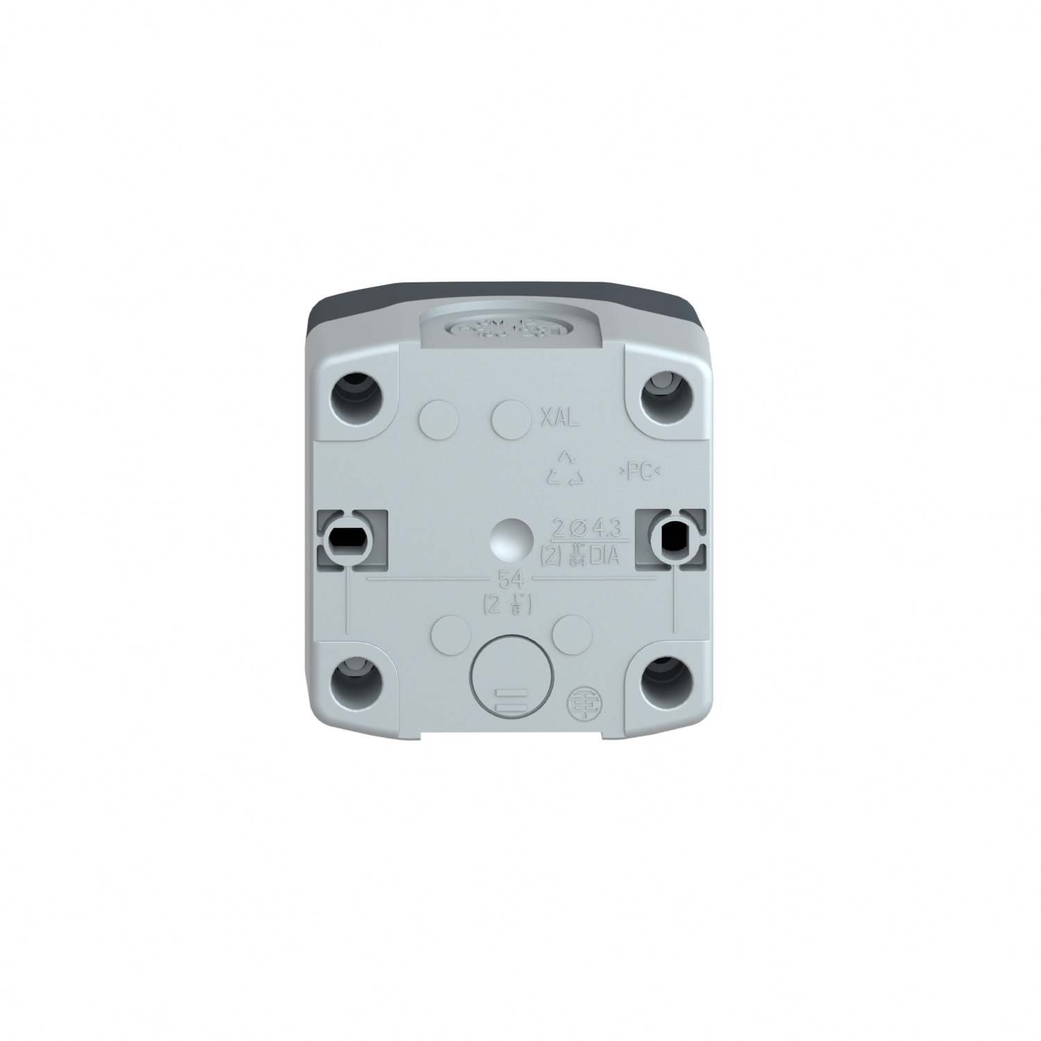 xald144e Schneider Electric Control Station Switch - SPDT, Polycarbonate, Grey, IP67, IP69K, IP66