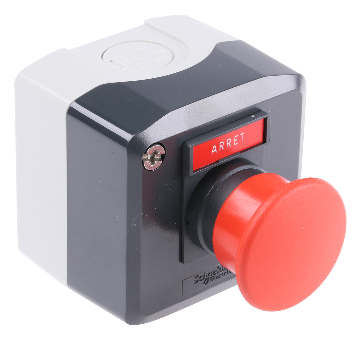 Schneider Electric Spring Return Enclosed Push Button, Polycarbonate, Red, IP66, IP67, IP69K