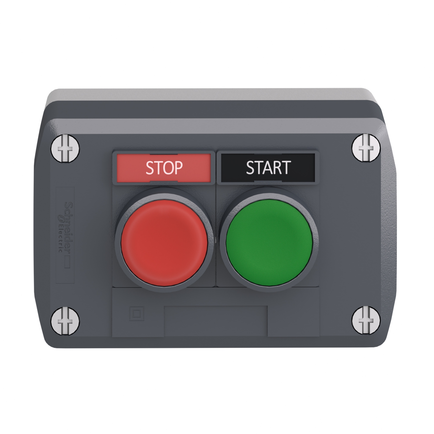 xald211h29 Schneider Electric Spring Return Enclosed Push Button - 1 NO/1 NC, Polycarbonate, Green, Red, START/STOP, IP66, IP69K,