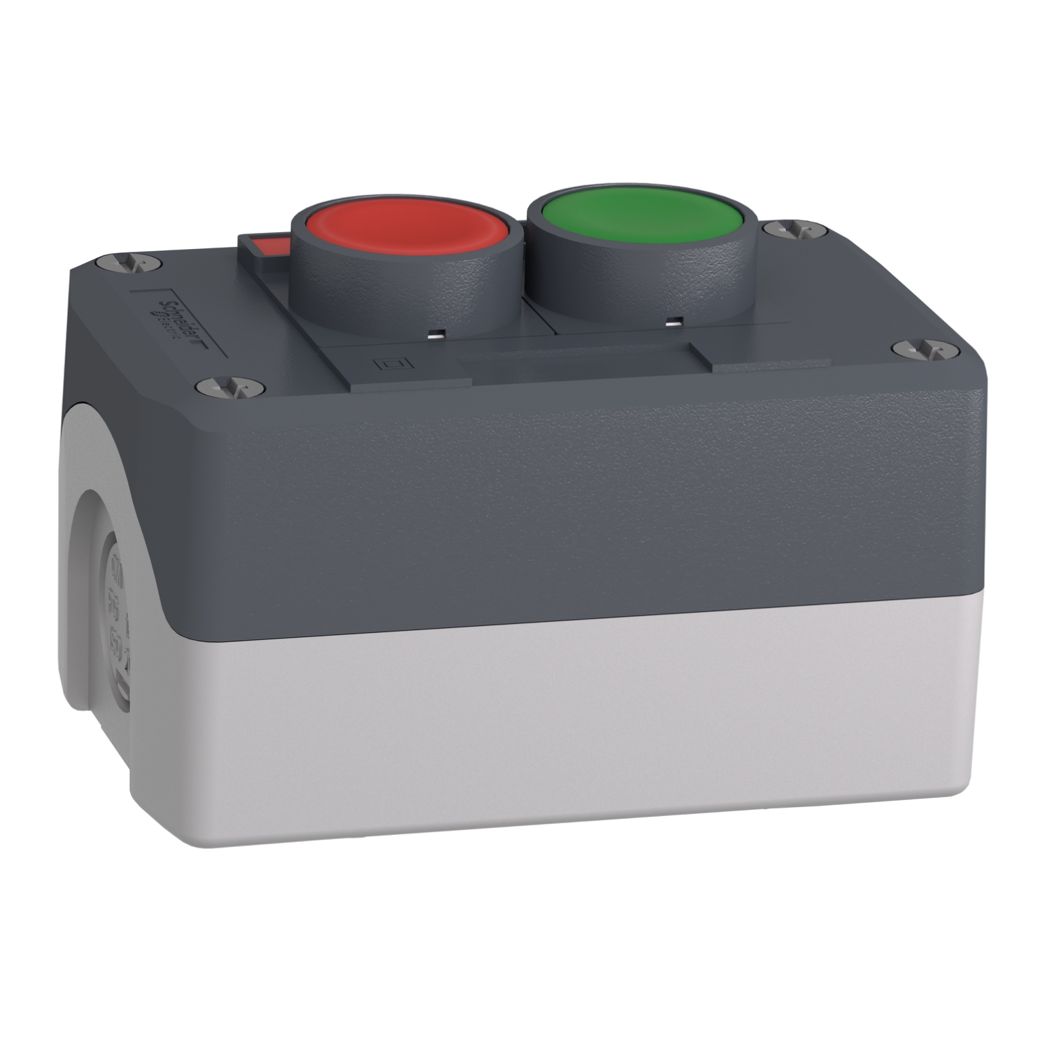 xald211h29 Schneider Electric Spring Return Enclosed Push Button - 1 NO/1 NC, Polycarbonate, Green, Red, START/STOP, IP66, IP69K,