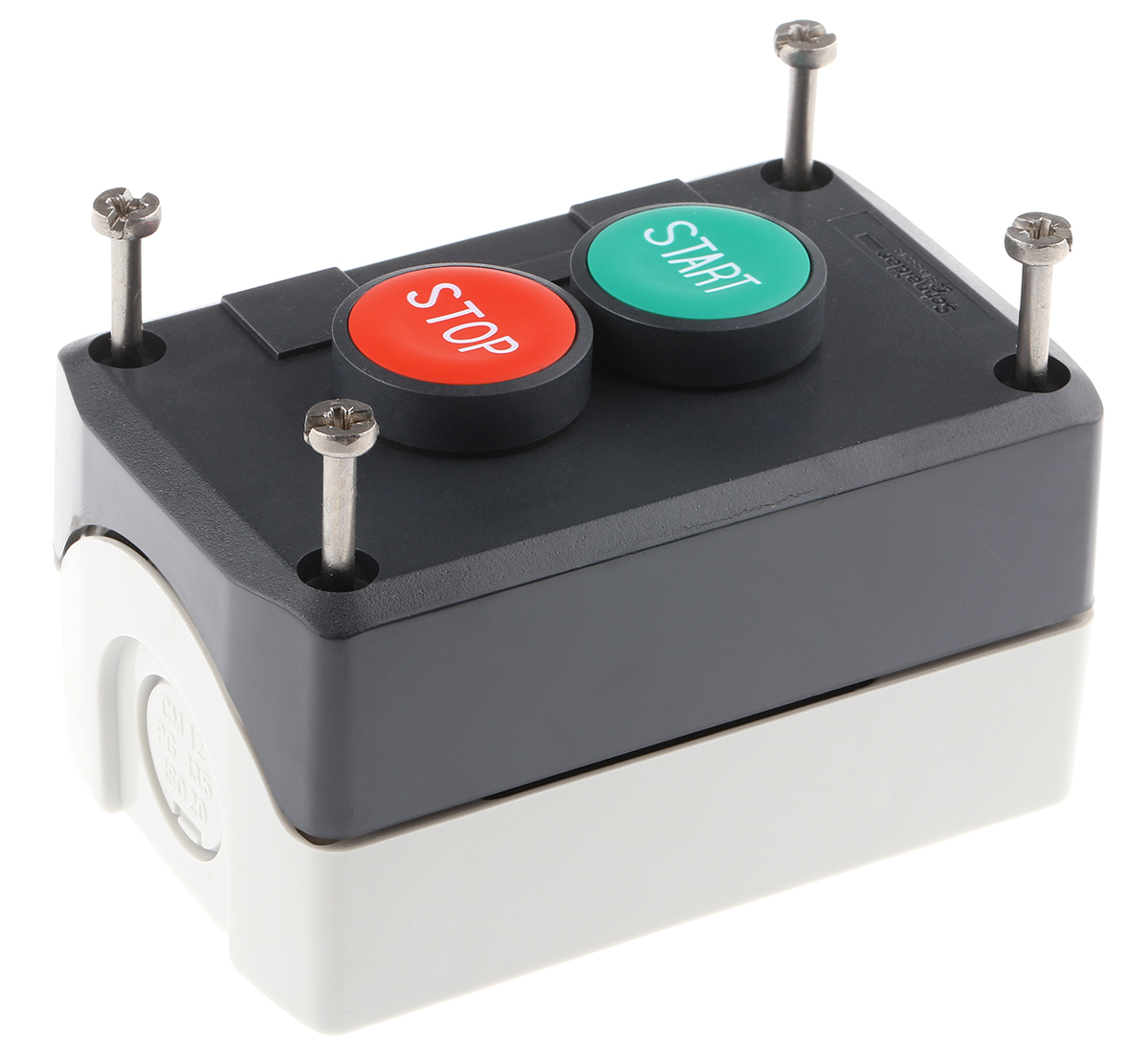 Schneider Electric Spring Return Enclosed Push Button, Polycarbonate, IP67, IP69K, IP66