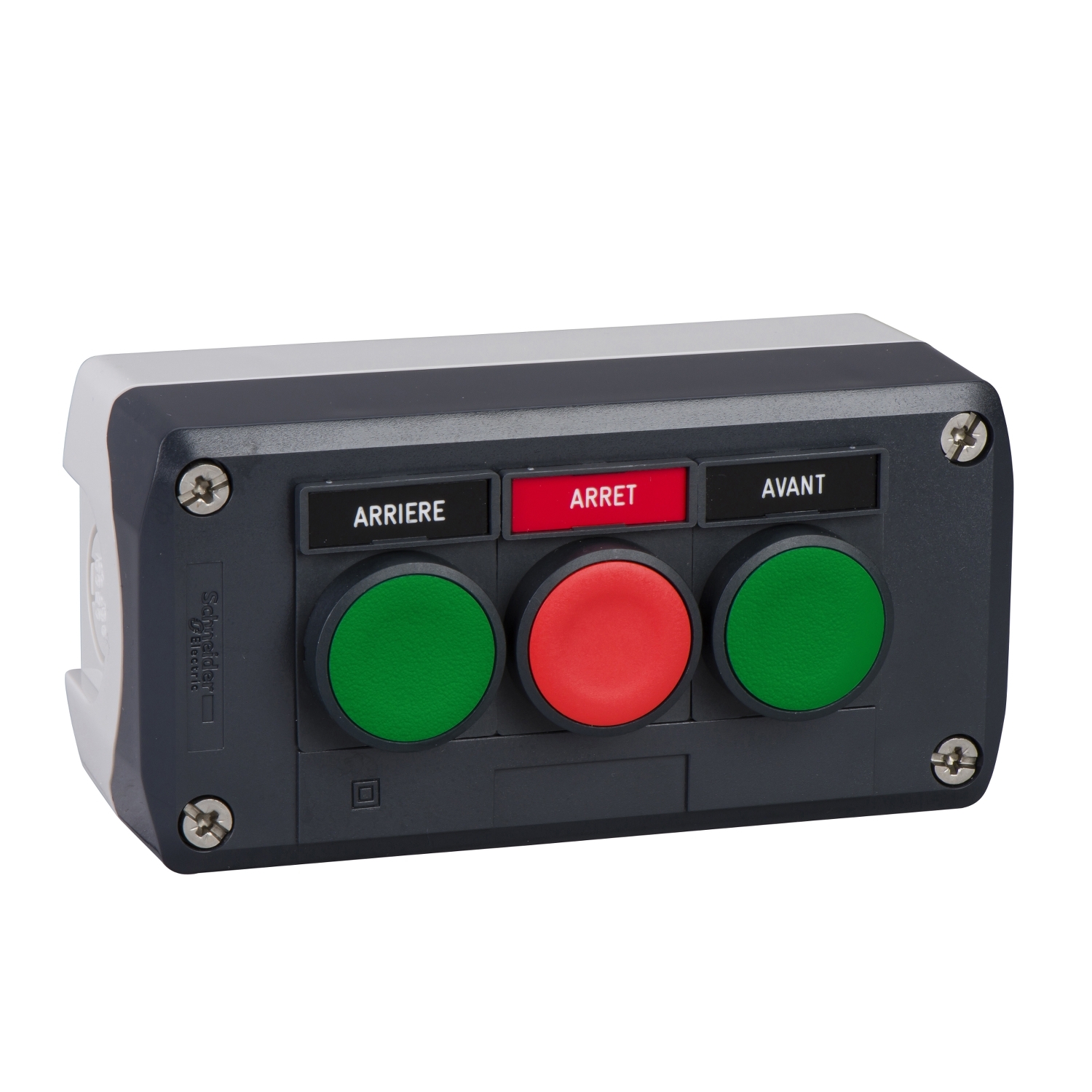 xald311 Schneider Electric Spring Return Enclosed Push Button, Polycarbonate, Green, Red, IP66, IP69K, IP67