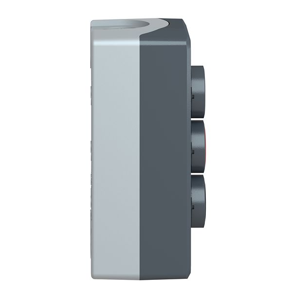 xald326 Schneider Electric Spring Return Control Station Switch - SPDT, Polycarbonate, Black, Red, STOP, IP69, IP66, IP69K