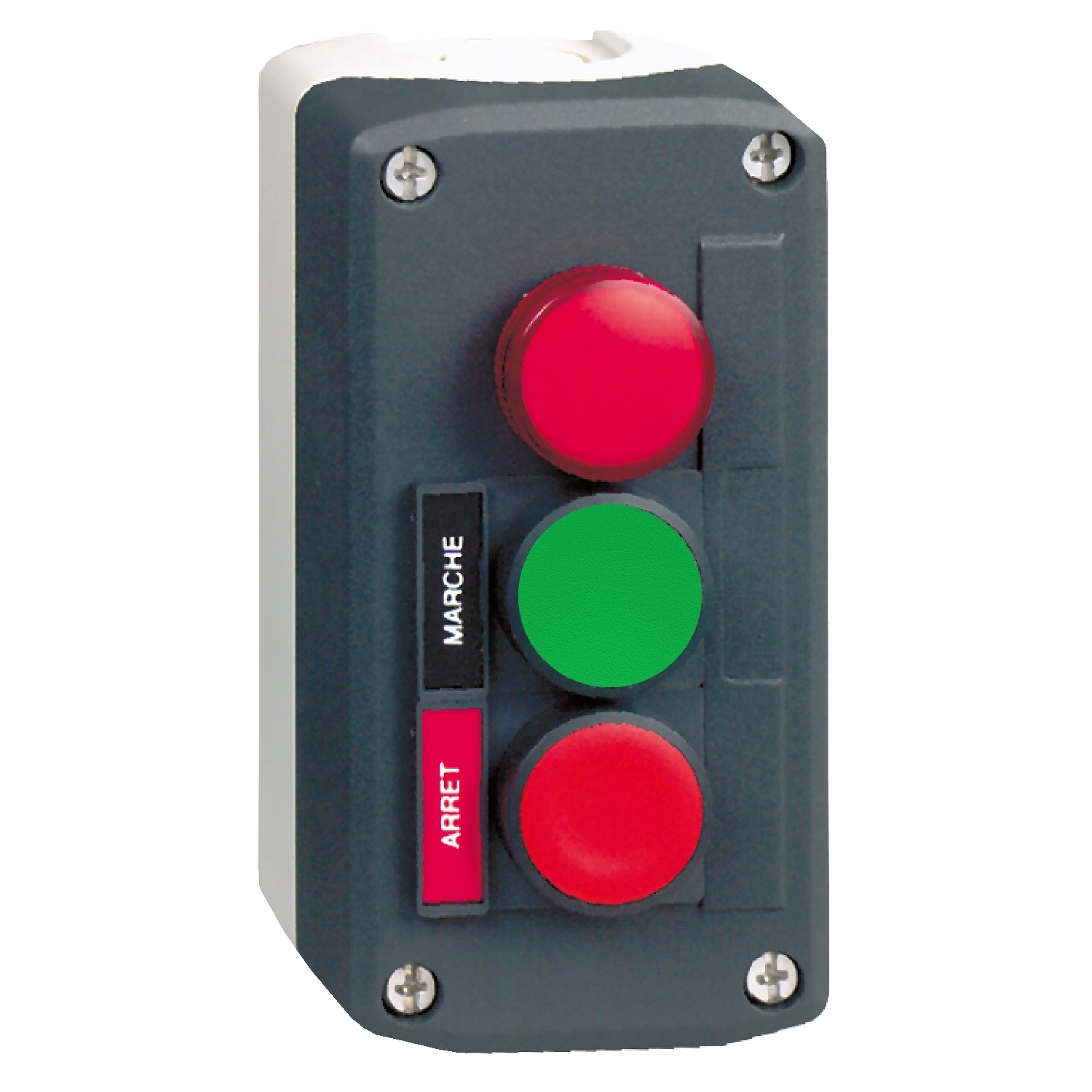 Schneider Electric Slow Break Push Button Control Station - 1 NO/1 NC, Polycarbonate, Green, Red, IP66, IP67, IP69K