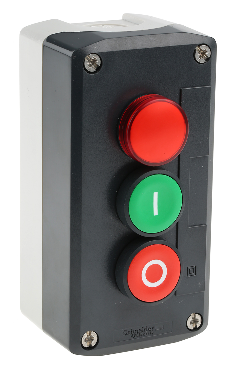 Schneider Electric Spring Return Enclosed Push Button, Polycarbonate, IP67, IP66, IP69K