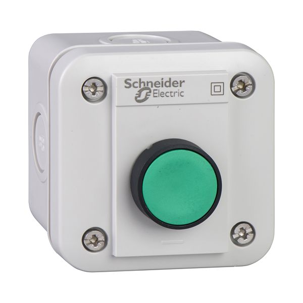 Schneider Electric Control Station Switch - 1 NO, Polycarbonate, 1 Cutouts, Dark Grey, IP67, IP69K, IP66