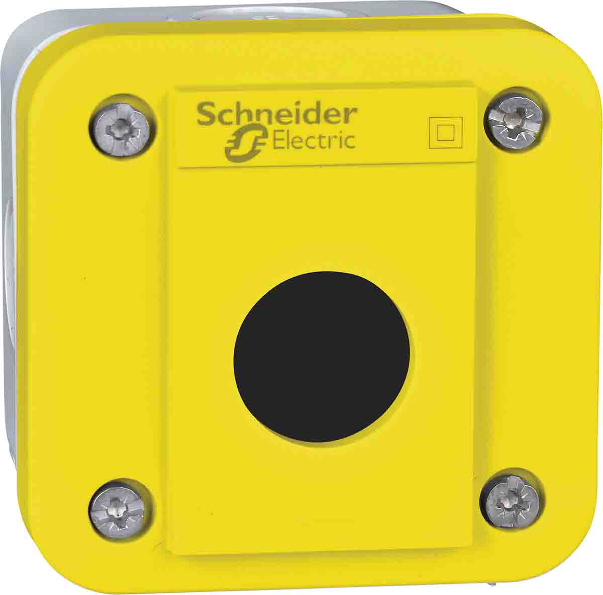 Schneider Electric Light Grey ABS Harmony Control Station Enclosure - 1 Hole 22 mm Diameter