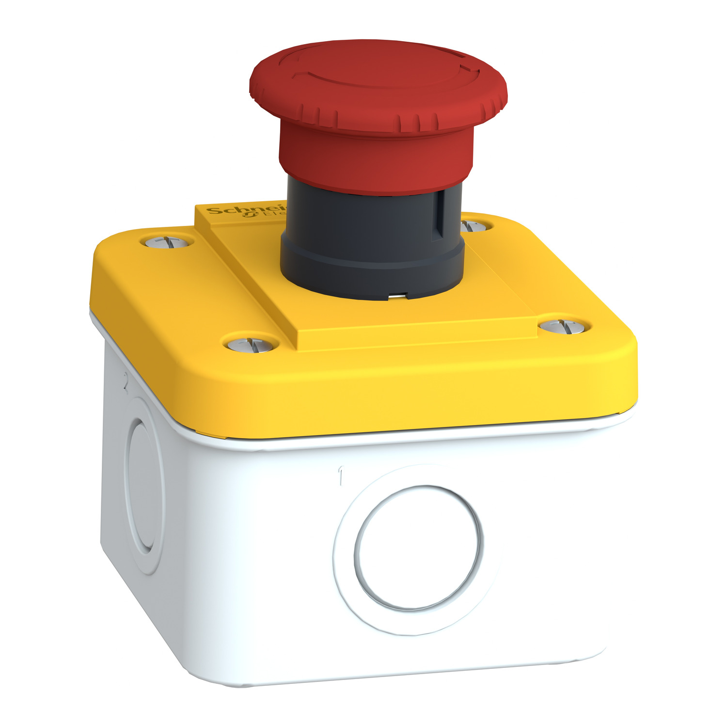 xalek1702 Schneider Electric Push Push Control Station Switch - SPDT, ABS, Red, IP54