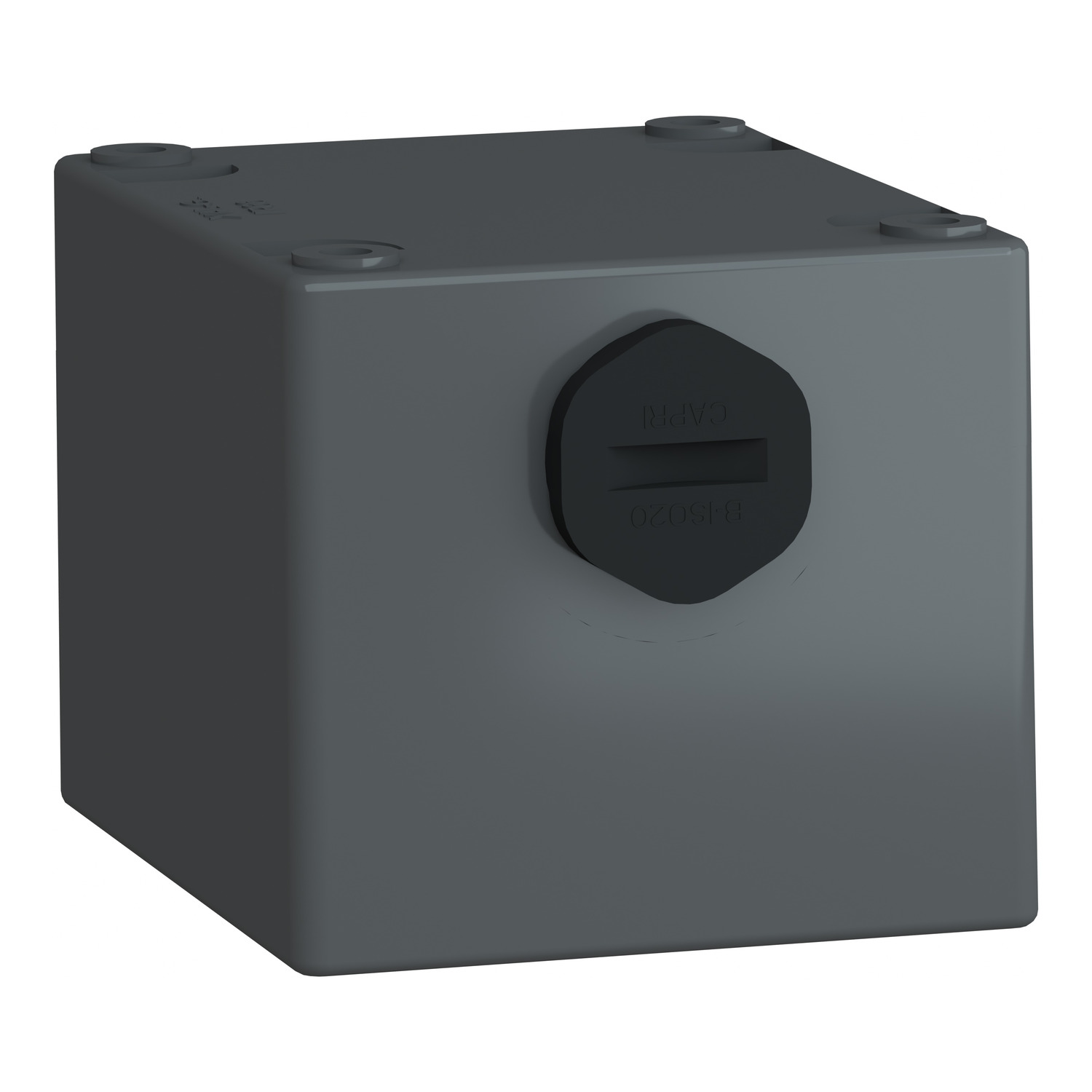 xalg01 Schneider Electric Black Polyamide Harmony XALG Push Button Enclosure - 1 Hole 22 mm Diameter
